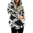 thumbnail image 1 of Puntoco Mujeres Grueso Fleece Manga Larga Cachemira Espesar Manga Larga tops Hoode Sudaderas Puntoco Puntoco-954, 1 of 5