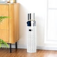 thumbnail image 2 of Concepts 21 Inch Heavy Duty Metal Umbrella Stand, Decorative Umbrella Holder for Entryway, Indoor Outdoor Umbrella Organizer Storage Rack for Home Office Patio - White Lace, 2 of 6