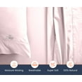thumbnail image 3 of SGI Bedding 600 TC Egyptian Cotton Bed Sheet Set - Twin Size Sheets 600 Count Sheets for Twin Size Bed - Soft, Durable Sheets Cotton Sheets in 600 TC 21" Deep Pink, 3 of 8