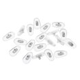 thumbnail image 1 of 10 Pairs/Lot Golden PVC Glasses Anti Slip Aluminum Conductor Silver Nose Pads Silver, 1 of 6