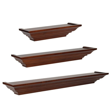 Nielsen And Bainbridge Clay Alder Home Beeson Level Line Wood Nielsen And Bainbridge Clay Alder Home Beeson Level Line Wood Floating Shelves 3 Piece Set Com