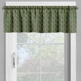 thumbnail image 4 of Ambesonne Christmas Valance & Curtain, Candy Canes, 55"x36", Green Red White, 4 of 7