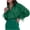 Green, variant on LEAVINGSUO Long Sleeve Shirts for Women, Fall Womens Tops Women's Fashion Loose Long Sleeve Blouse V-Neck Casual Pullover Tops Blouses