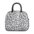 thumbnail image 2 of Womens White and Gray Of Leopard Print Lunch Box for Work,Insulated Lunch Bag for Women,Loncheras Para Mujer,Leakproof Adult Lunch Bag for Work,Beach,Travel,Picnic,Camping, 2 of 7