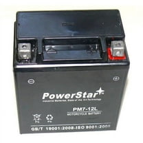PowerStar PM7-12L-17 AGM YTX7L-BS Battery for Suzuki DR350SE DR 350 125 250 DR200 GZ250 Yamaha XT 225
