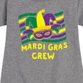 thumbnail image 3 of Instant Message - Mardi Gras Crew - Toddler & Youth Girls Fleece Dress, 3 of 6