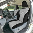 thumbnail image 4 of For Toyota Highlander LE 2020-2024 FH Group Neoprene Custom Fit Waterproof Car Seat Covers  Gray - Full Set, 4 of 7