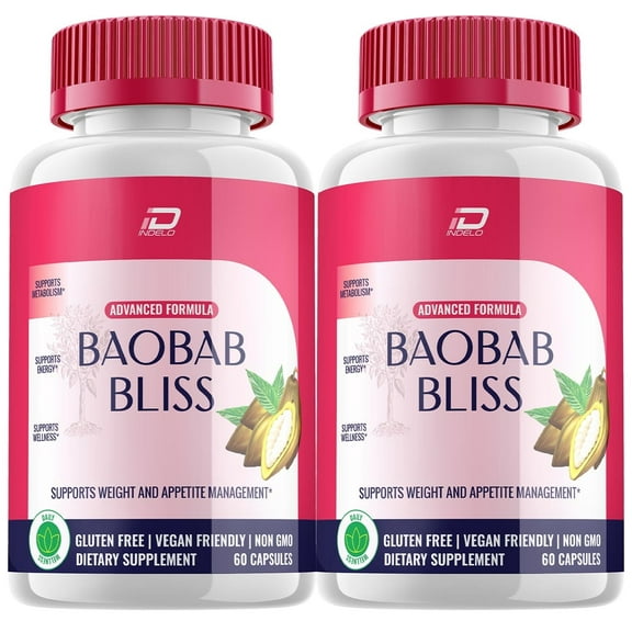 Baobab Bliss Keto Capsules - BaobabBliss Keto Pills Advanced Formula 800MG, 2 Pack, 120 Capsules