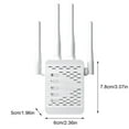 thumbnail image 3 of WiFi Extender 300Mbps Dual Band, Wireless Signal Booster with 4 Antennas, Through-Wall Repeater for Home/Office, Easy Setup, Heat Dissipation Design, 10 Device Capacity, 3 of 8