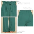 thumbnail image 1 of Pantalones Casuales De Mujer, Pantalones Largos De Pierna Ancha Para Mujer Para La Vida Diaria ANGGREK Verde XXL, 1 of 5