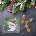 thumbnail image 5 of Christmas Iron Empty Tin Square Candy Cookie Gift Storage Container Box (Santa Claus), 5 of 5