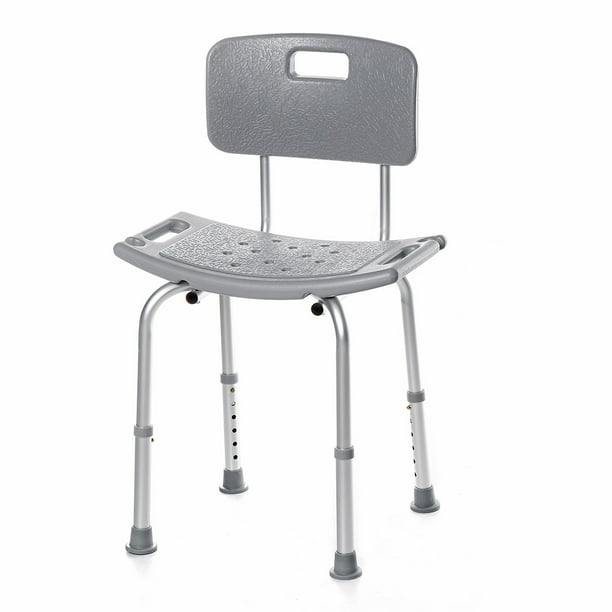Adjustable Medical Shower Chair With Backrest 348lb Weight ...