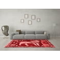 thumbnail image 3 of Ahgly Company Indoor Rectangle Animal Red Traditional Area Rugs, 7' x 9', 3 of 4