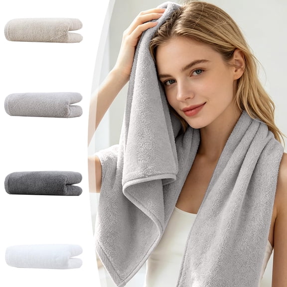 ufehgfjh Bath Hand Towels Bathroom Hand Towels Solid Color Cottons Towel Household Absorbent Adult Face Towel Thick Quick-dry Durable for Pool and Home and Dorm