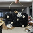 thumbnail image 5 of FENOHREFE Wedding And Party Purse With Sequins And Pearls Designs Evening Handbag Shoulder Bags Dinner Bags For Fashion Women, 5 of 8