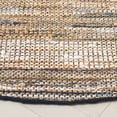 thumbnail image 3 of SAFAVIEH Cape Cod Cora Solid Area Rug, Blue/Beige, 6' x 6' Round, 3 of 10