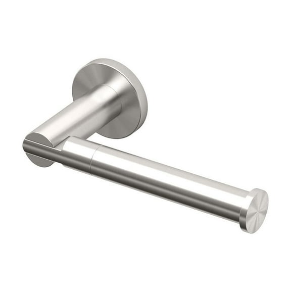Gatco 4693 Channel Euro Toilet Paper Holder, Satin Nickel