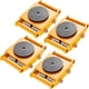 thumbnail image 1 of Mover industrial Skate Dolly VEVOR 12T con 4 ruedas de acero al carbono, 1 of 7