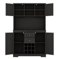 thumbnail image 7 of Particle Board & MDF Coffee Bar Cabinet / Brings Convenience to Coffee and Wine Service, 7 of 7