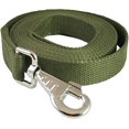 thumbnail image 1 of Heavy Duty Cotton Web Dog Leash 1.5" Extra Wide 10 Feet Long Training XLarge Green, 1 of 1