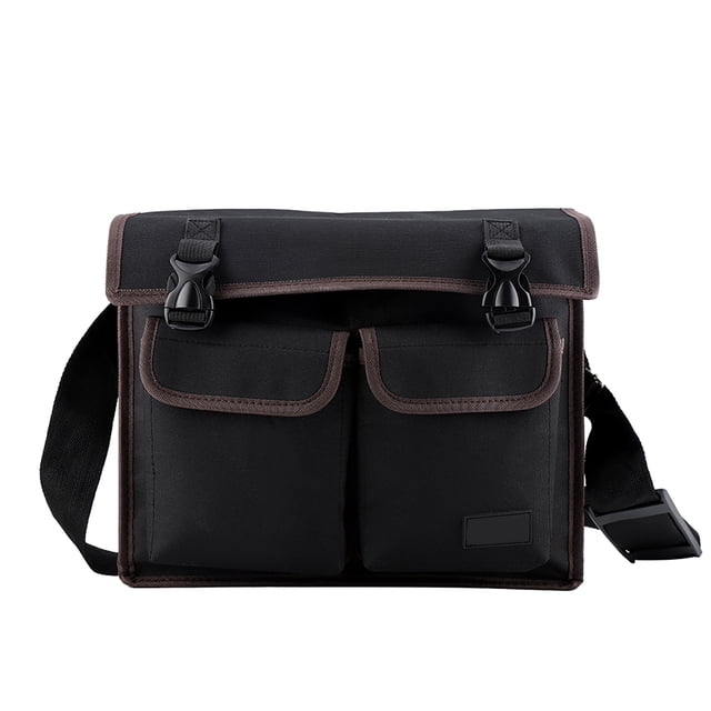 Bolsa de hombro, bolsa de herramientas de tela Oxford engrosada, bolsa de herramientas para electricistas, organizador de herramientas diseñado para profesionales