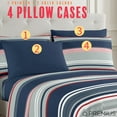 thumbnail image 4 of PREMIUS Mateo 6 Piece Soft Wrinkle-Free Microfiber Sheet Set, Full, 4 of 7