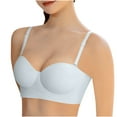 thumbnail image 4 of absanyy Womens Inclusive Size Convertible Bra - Strapless Multiway, Comfortable Stretchy Breathable - Light Blue, Size XL - Everyday & Occasion Lingerie, 4 of 7