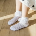 thumbnail image 3 of Musuos Little Girls Frilly Socks, Soft Lace Ruffle Socks Kids Cute Summer Mesh Socks, 1-10+ Years, 3 of 7