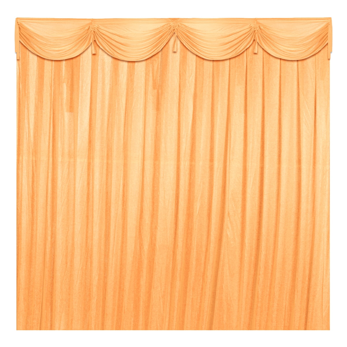 Luxury Wedding Stage Silk Backdrop Curtains Beauty Party Decor Detachable