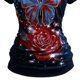thumbnail image 4 of Camiseta de Manga Corta de la Mujer Casual Cómodo de Impresión con Cuello en V para el Aniversario Patriótico, Verano Otoño Uso Diario, 4 of 5