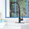 thumbnail image 3 of Boyel Living 3-function Kitchen Faucet Under The Pull Down Spout,Single Handle Kitchen Sink Faucets with Base Plate Suit to 1 or 3 Holes Matte Black, 3 of 9