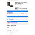 thumbnail image 2 of Front Brake Pad Set - Compatible with 2001 - 2007 Ford Escape 2002 2003 2004 2005 2006, 2 of 2