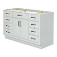 thumbnail image 6 of Ariel Hepburn 54 In. Single Sink Base Cabinet In Grey, 6 of 10