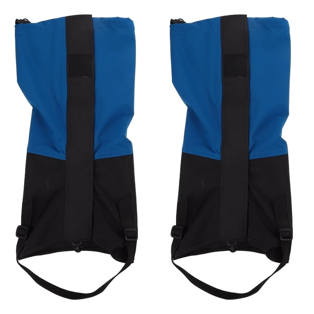 1 par de polainas impermeables para senderismo, botas impermeables de serpiente para hombre y mujer.