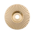 thumbnail image 1 of Disco abrasivoDisco de tallado de madera de 4 pulgadas para amoladora angular con eje de 5/8 pulgadas, disco de modelado de madera, rueda de molienda angular, herramienta rotativa, moldeador de corte Irfora Disco abrasivo, 1 of 6