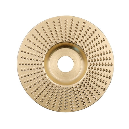 

Docooler 4 Inch Wood Carving Disc for Angle Grinder with 58-inch Arbor Wood Shaping Disc Angle Grinding Wheel Rotary Tool Wood Cutting Shaper