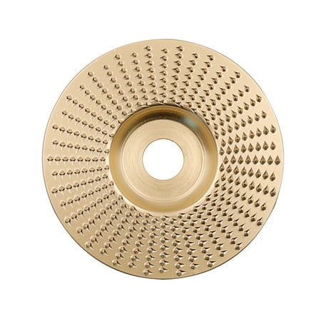 

Aibecy 4 Inch Wood Carving Disc for Angle Grinder with 5/8-inch Arbor Wood Shaping Disc Angle Grinding Wheel Rotary Tool Wood Cutting Shaper