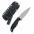 thumbnail image 2 of Spyderco FB31SBK2 Enuff 2 3.9" Serrated Blade Black Handle Fixed Knife, 2 of 3