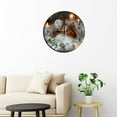 thumbnail image 3 of Soliyoahee Cute Little Elephant In The Bathtub Round Wall Clock Interesting Bathroom Decoration Silent No Ticking Sound Battery Powered for Living Room Bathroom Kitchen, 3 of 6