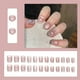 thumbnail image 4 of Uñas postizas cortas y medianas, 24 unidades con diseños para que destaques entre la multitud. Set de uñas adhesivas para mujer. Pegamento para uñas de 1 ml., 4 of 8