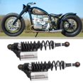 thumbnail image 1 of 1 Pair 340mm Motorcycle Shock Absorber, Adjustable Rear Air Shock Absorbers Suspension Spring Universal for ATV SUV, 1 of 7