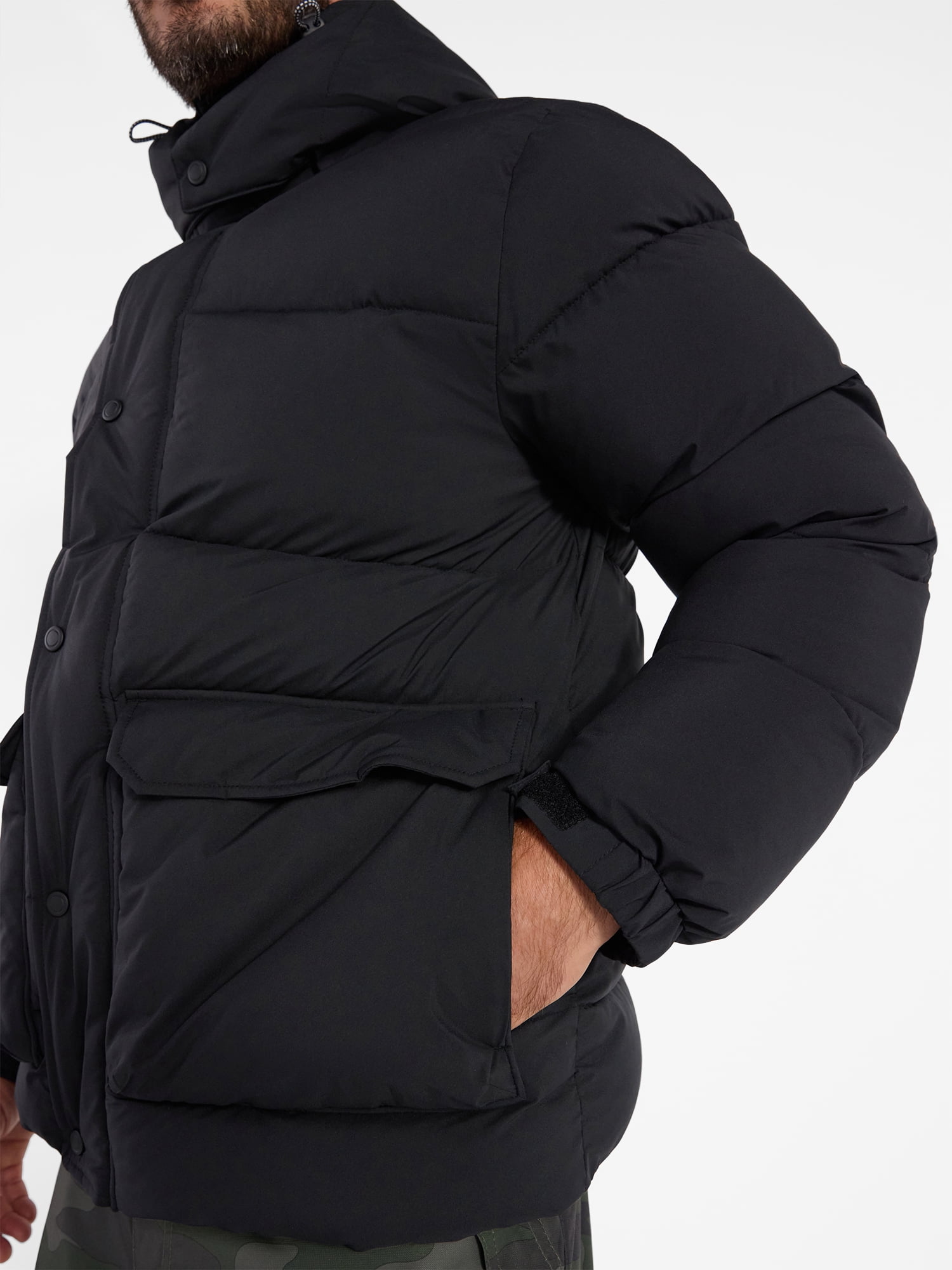 Ozark Trail Men's Hooded Puffer Jacket, Sizes S-3XL