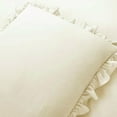 thumbnail image 6 of Ruffle Skirt Bedspread Set - 3 Piece Luxurious Farmhouse Bedding Set - Elegant, Charming Ruffle Detail - Timeless Style & Classic Design - Soft and Lightweight - Full, Ivory, 6 of 9