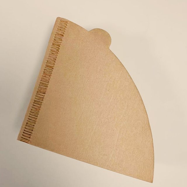unbranded 100Ud Filtros En Cono De Para Café Marrón Uso En Casa Y Oficina Simple Y Funcional