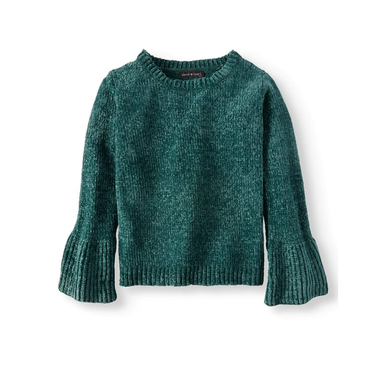 Chenille bell shop sleeve sweater