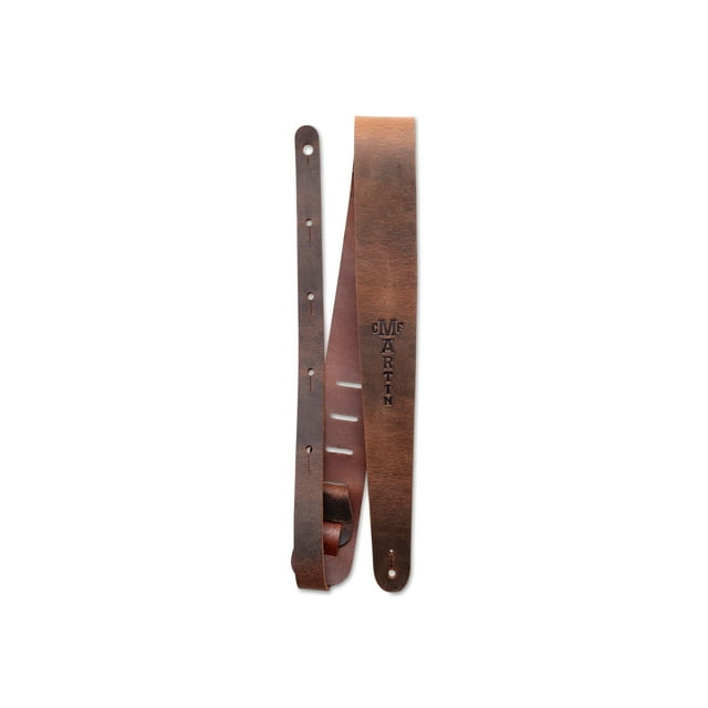 Correa para guitarra MARTIN Vintage Leather Brown 100% cuero