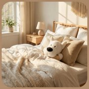Cute Cartoon Hug Stuffed Animal Doll - Cozy Throw Pillow Gentle Lovely Sleeping Appease Animal Doll