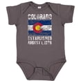 thumbnail image 3 of Inktastic Established August 1, 1876 Colorado Flag Boys or Girls Baby Bodysuit, 3 of 5