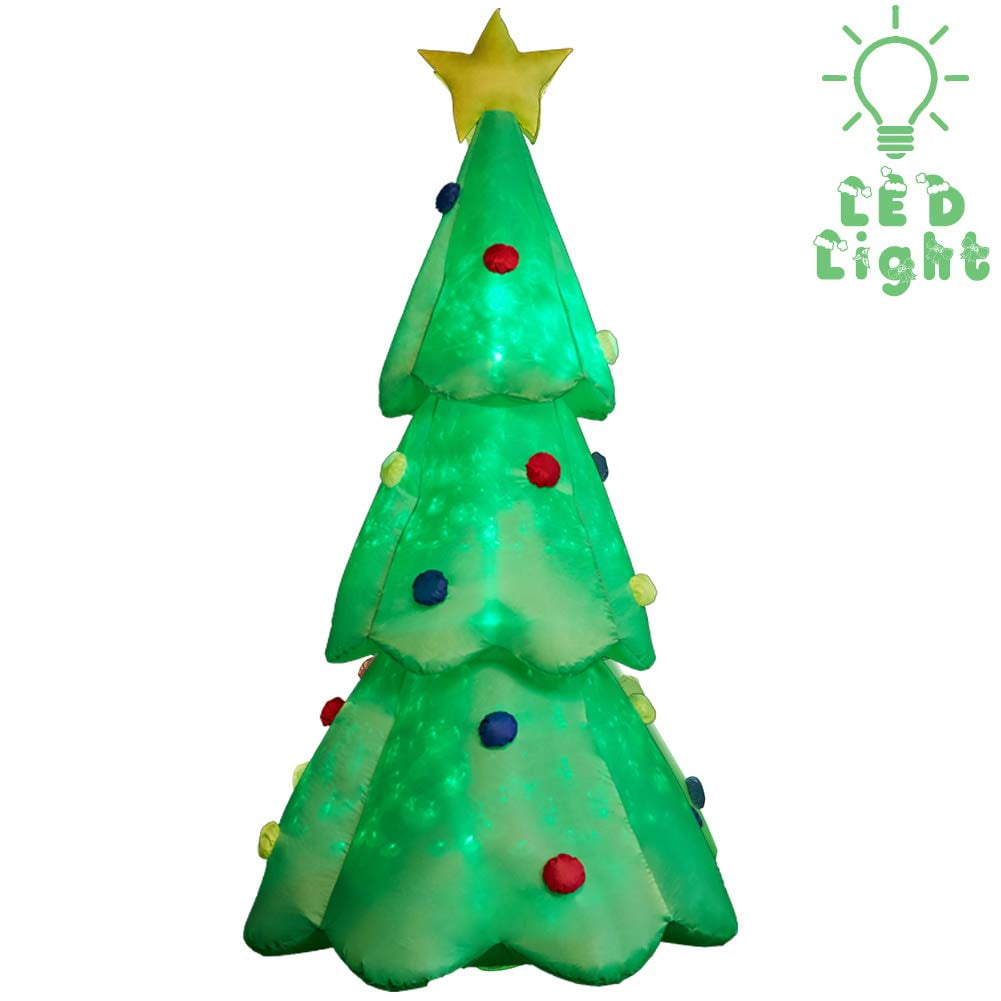 Jinyi Christmas Inflatables Tree, Light Up Xmas Inflatable Tree