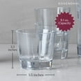 thumbnail image 3 of Rosendahl Grand Cru Glass Tumblers (Set of 4) - 9.1 Fl. Oz. - Lead-Free, Dishwasher Safe, Elegant Clear Glass Drinkware for Water, Juice, Coffee, and Wine - Modern, Durable (Clear), 3 of 7